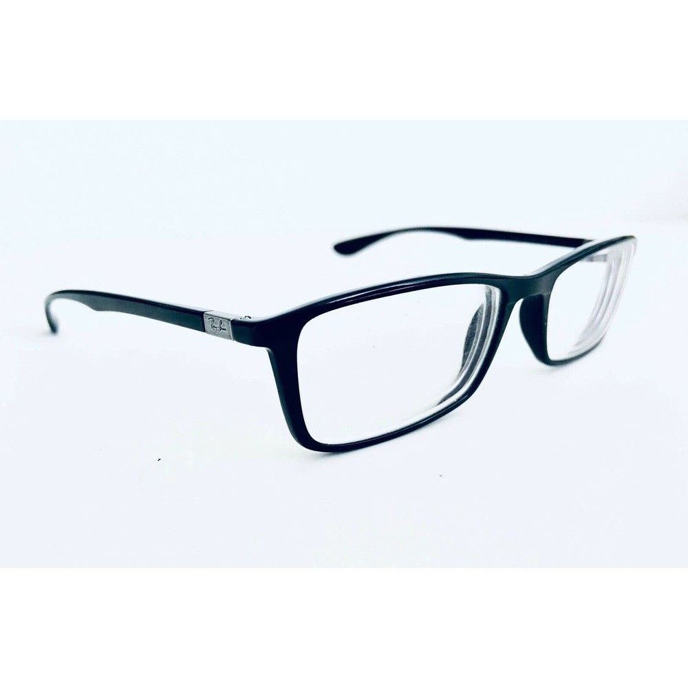 Rayban Black Thin Rectangular Glasses - image 4